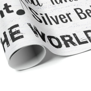 Presente Caróis De Natal Em Papel De Enrolamento De Madeir