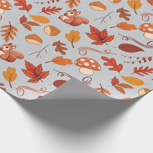 Presente Castanhas, Papel de Acondicionamento de Outono Sem (Ponta)