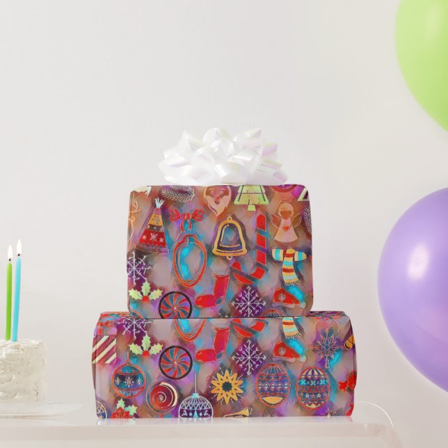 Presente Celebrar o Papel de Moldagem de Natal (Presentes para festas)