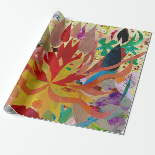 Presente Chama interna - papel de envolvimento Matte, 30" x
