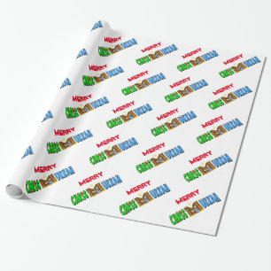 Presente Chrismukkah com o comedoiro como o papel de