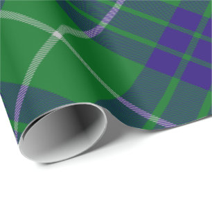 Presente Clan Hamilton Caçando Papel De Moldagem De Tartan