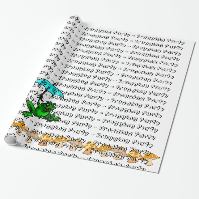 Presente Cogumelo do Partido da Ruptura de Papel (Desenrolado)