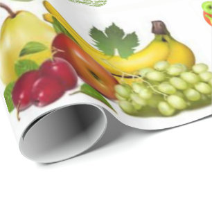 Presente Comidas de saúde de papel de enrolamento