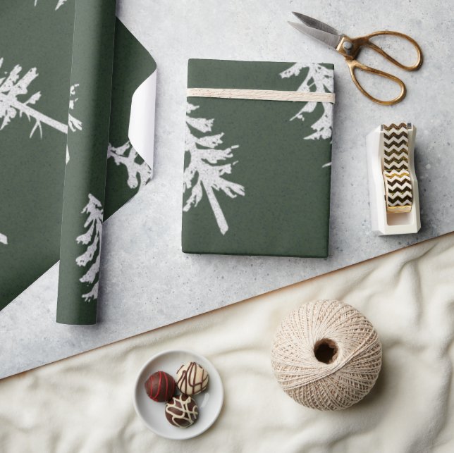 Presente Conjunto de Papel de Moldagem de Natal Evergreen (Artesanato)