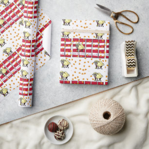 Presente Corações de Ovelhas de Papel de Enrolamento de dia