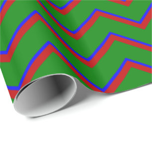 Presente Cores Primárias — Papel de enrolamento CHEVRON 16-