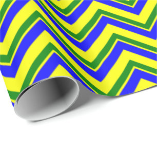 Presente Cores Primárias — Papel de enrolamento CHEVRON 23-