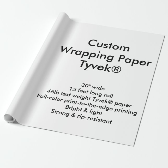 Presente Costume 15' rolo do papel de envolvimento de (Desenrolado)