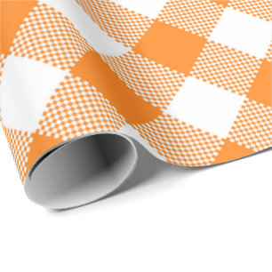 Presente Costuras Correspondem: Papel de Embalagem Laranja