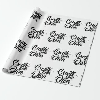 Presente Crie seu próprio papel de empacotamento