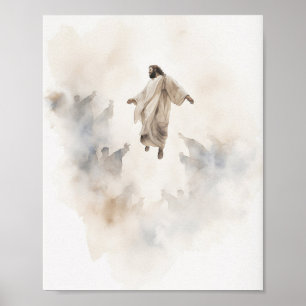 Presente Cristão - Arte Boho - Impressão de Jesus