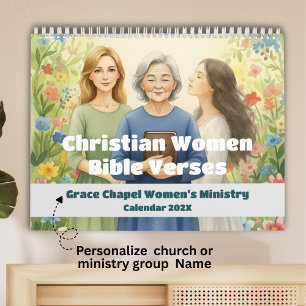 Presente Cristão para Mulheres Calendário de Versí
