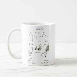 Presente da caneca do café da engrenagem de pesca