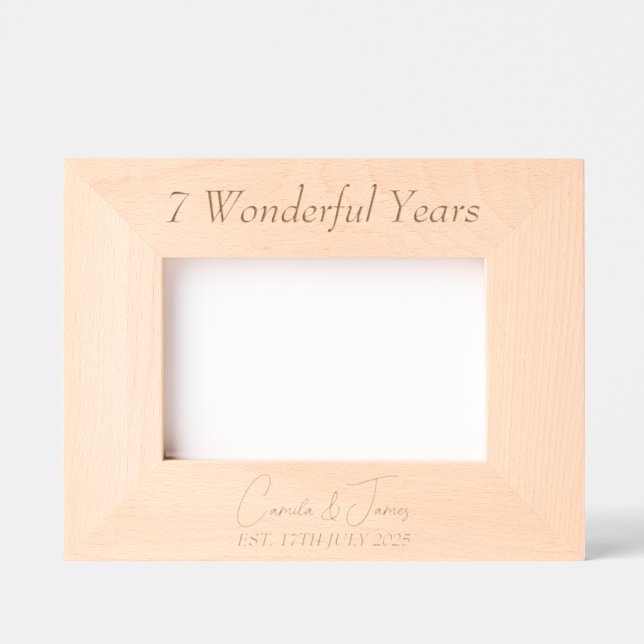 Presente de 7 anos personalizado, personalizado, U (Front)