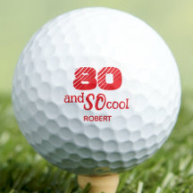 Presente de 80º Aniversário TÃO Legal Laranja Verm