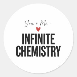 Presente de Adesivo de Química Infinita para Amant