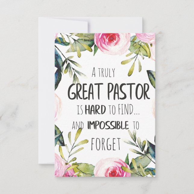 Presente de agradecimento ao pastor Citação de agr (Frente)