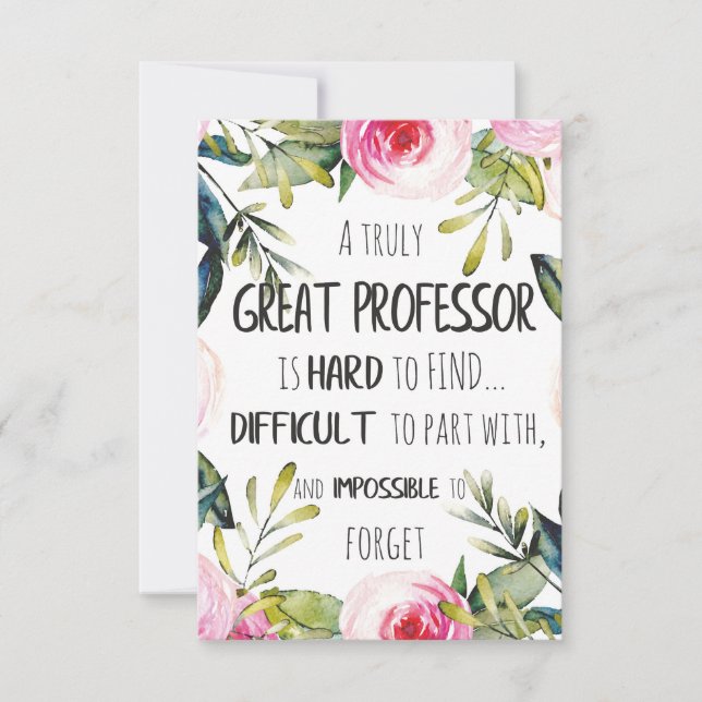 Presente de Agradecimento ao Professor Decoração d (Frente)