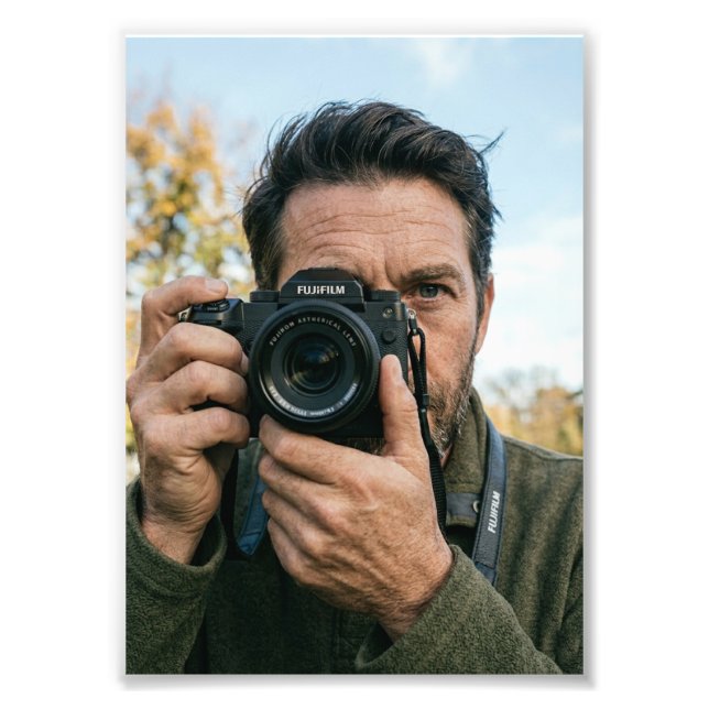 Presente de Ampliação de Impressão de Foto Persona (Frente)