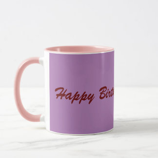 Presente de aniversário de caneca para meninas