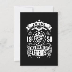 Presente de aniversário   Novembro De 1959 Nascime