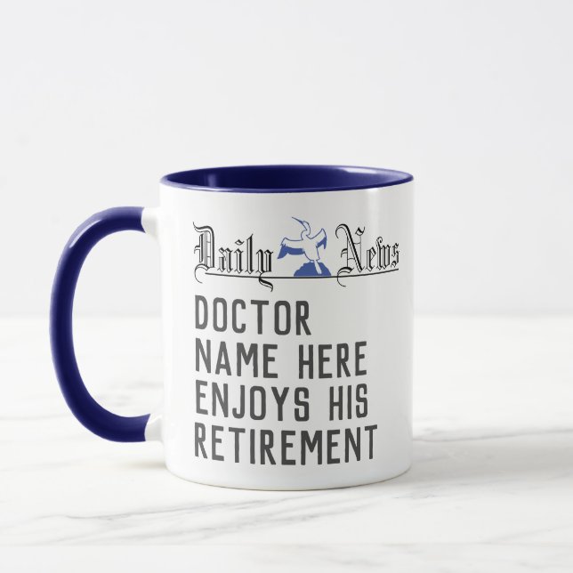 Presente de Aposentadoria para um Médico Caneca de (Esquerda)