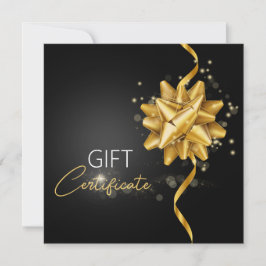 Presente de Arco redondo Dourado e luminoso preto 