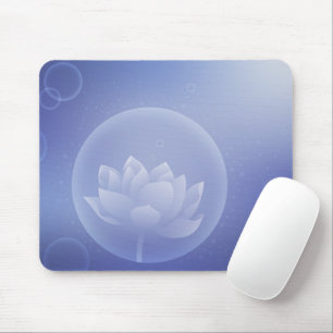 Presente de Atenção Plena Zen - Mouse Pad de Flor