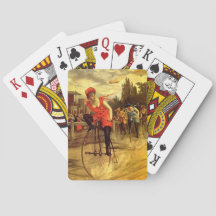 Presente de Baralho de Ciclismo de Bicicleta Antig