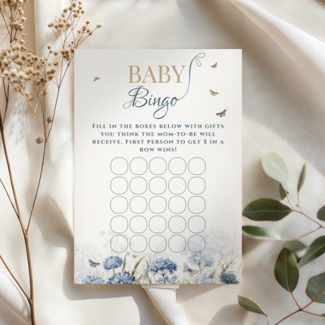 Presente de Bebê em Flor Bingo Festa de Chá de Beb (Criador carregado)
