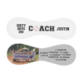 Presente de beisebol do treinador personalizado -