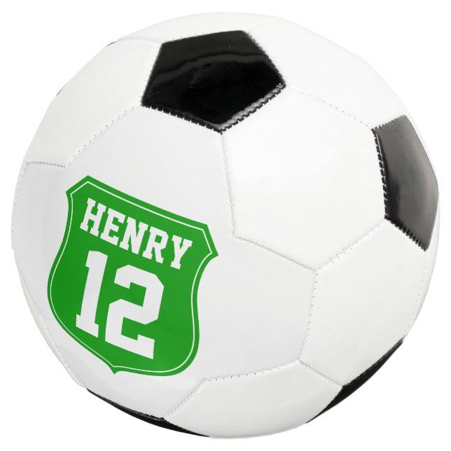 Presente de bola de futebol de número Jersey para  (Três quartos)