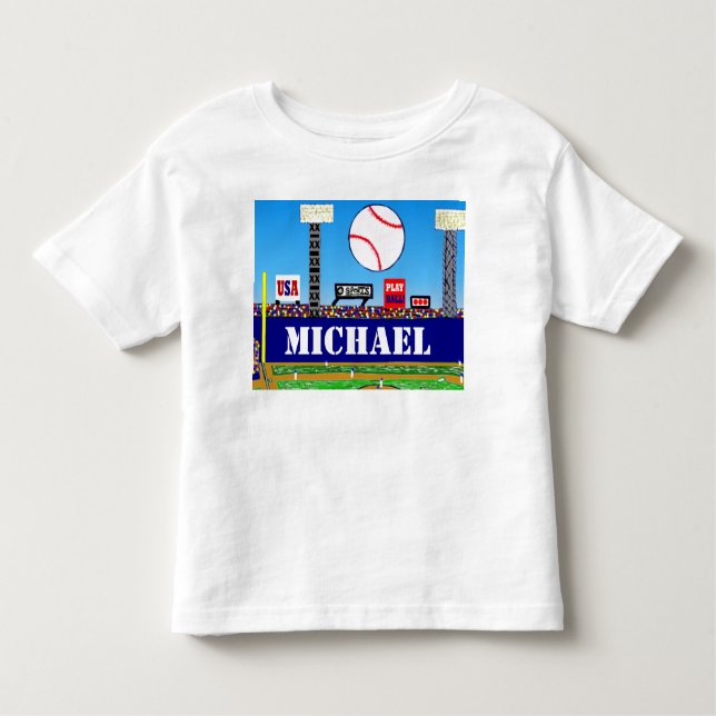 Presente De Camisa De Beisebol Personalizada Para  (Frente)