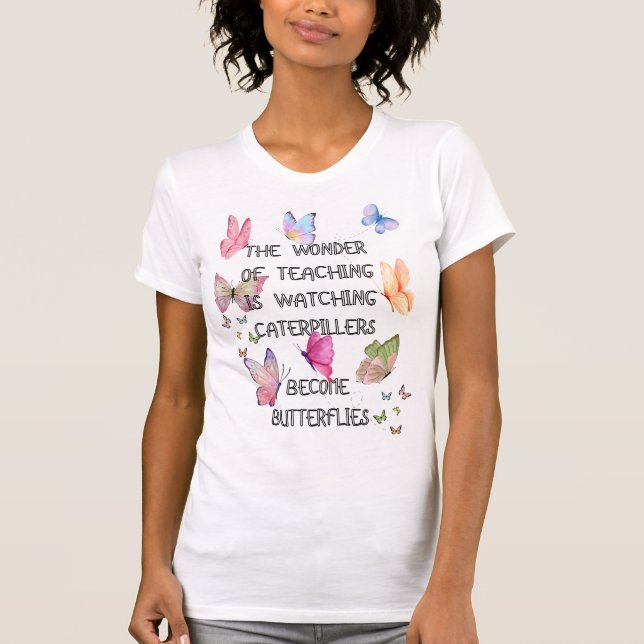 Presente De Camisa De Borboleta Inspiracional Para (Frente)