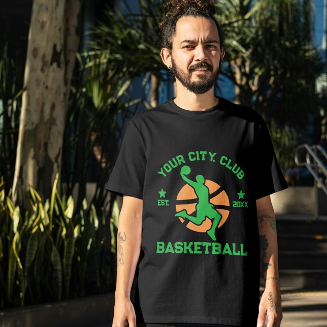 Presente de Camisa do Jogador de Basquete Personal (Custom Basketball Team Shirt with Player Name & Logo)