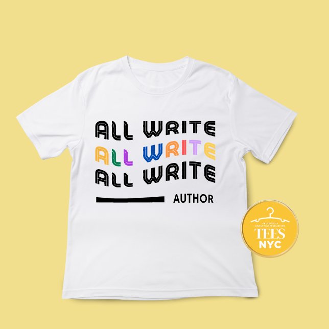 Presente De Camisa Escritora Para O Autor T-Shirt (Criador carregado)