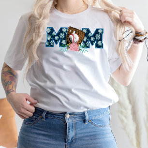Presente De Camisa T Para Mãe, Camisa De Baseball
