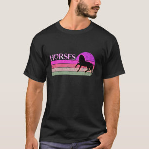 Presente de Camiseta para Amantes de Cavalos para