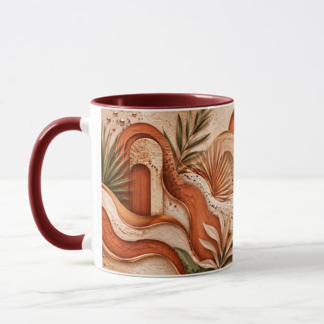 Presente de Caneca de Café Boho Terracota Desert M (Esquerda)