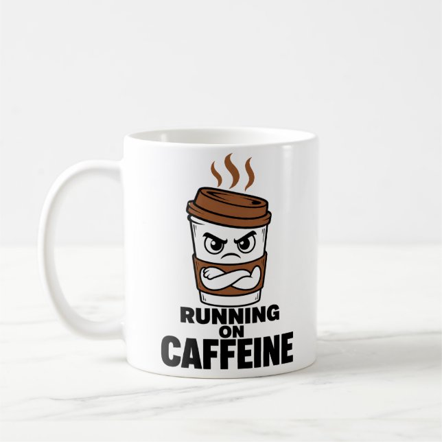 Presente de Caneca de Café Engraçado para Quem Viv (Esquerda)