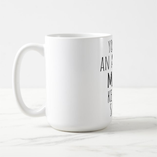 presente de caneca engraçada para o dia de as mães (Esquerda)