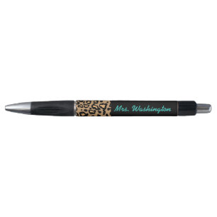 presente de caneta de professor de leopardo person