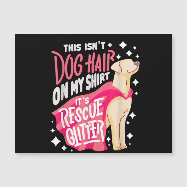 Presente de Cão Resgatado Eu Isso não é pelo de ca (Frente)