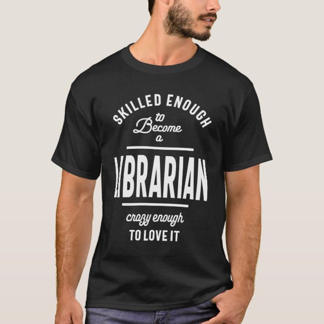 Presente de Cargo de Camisa Bibliotecária (Frente)