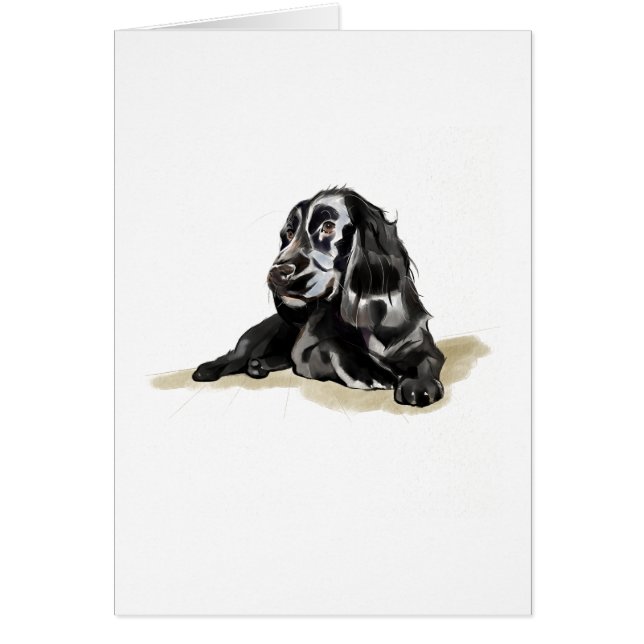 Presente de Cartão Postal para Amantes de Cães Coc (Frente)