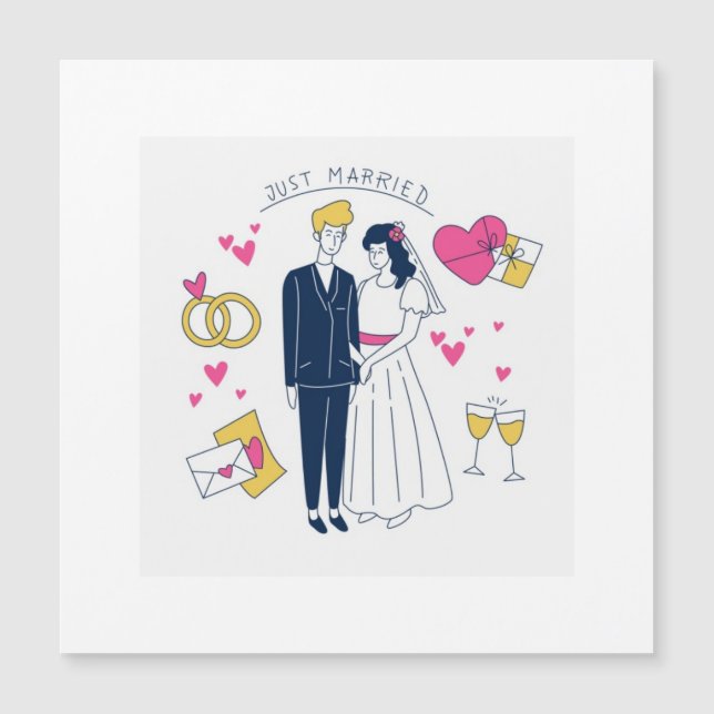 Presente de Casamento de Casal "Recém-Casados" Des (Frente)