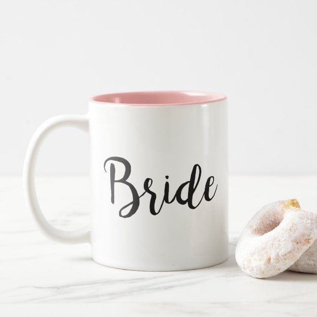 Presente de casamento de Minimalistic da caneca de (Com Donut)