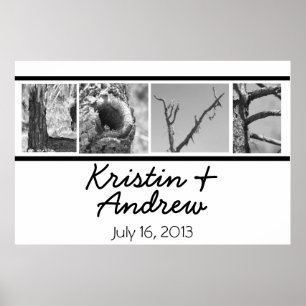 Presente de casamento exclusivo Poster personaliza