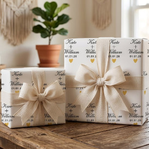 Presente de Casamento   Papel de Presente Personal